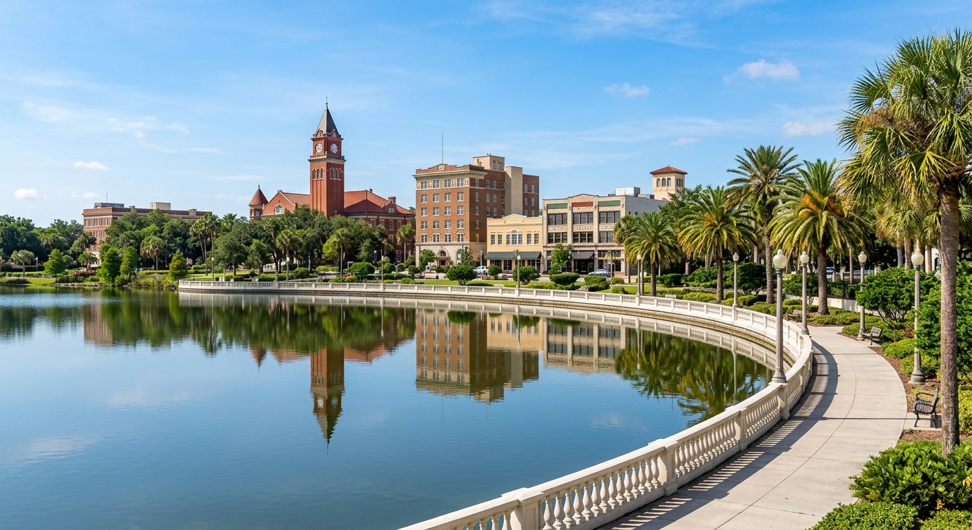 Lakeland Florida Lake Mirror downtown